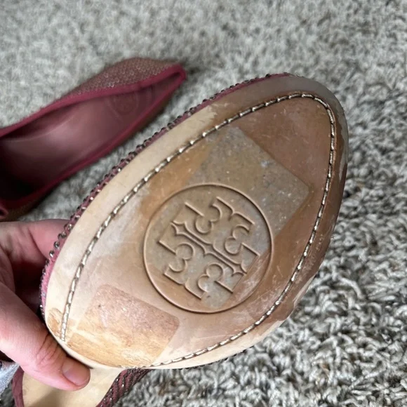 TORY BURCH | Studded Crystals Heels | 9.5 - Picture 8 of 8